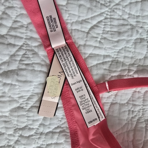 Victoria's Secret Dream Angels Push-up Bra Coral Pink 32B - Picture 11 of 13